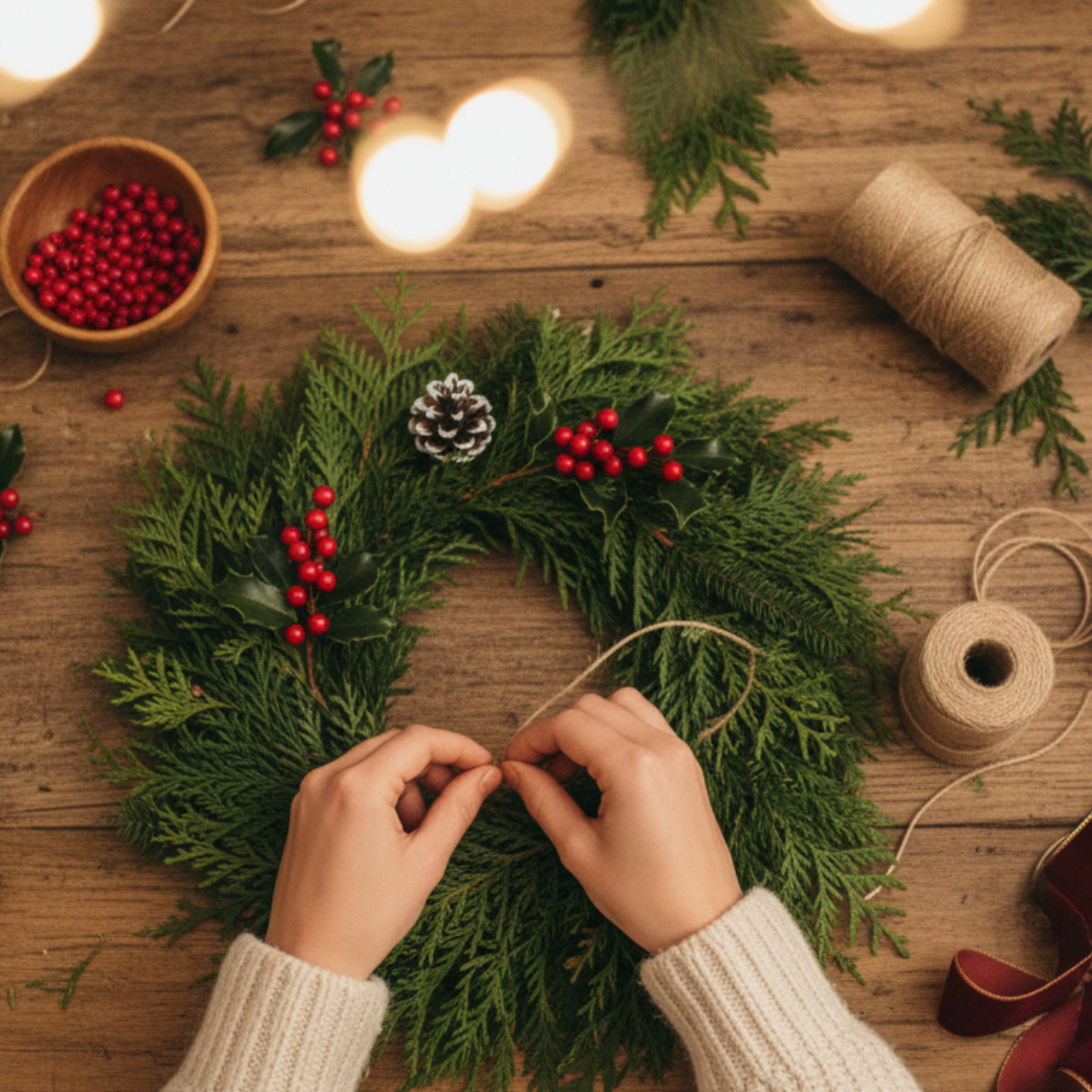 Workshop - Festive Season Wreath Workshop (November 9th From 2pm-4pm)